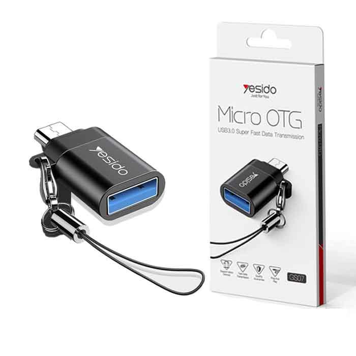 مبدل microUSB به USB OTG یسیدو مدل GS07